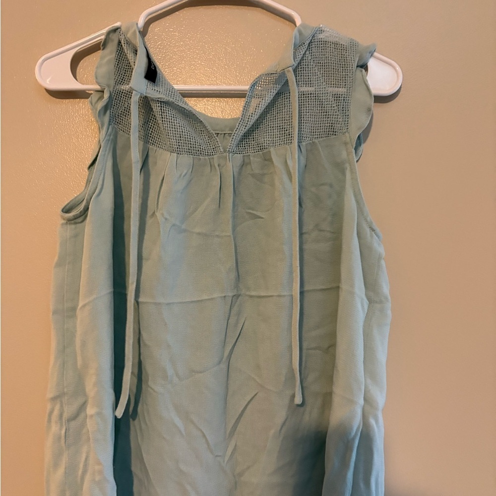 Doe & Rae Aqua Sleeveless Tank Top - Picture 5 of 5